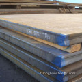Piastra in acciaio resistente all'usura NM550